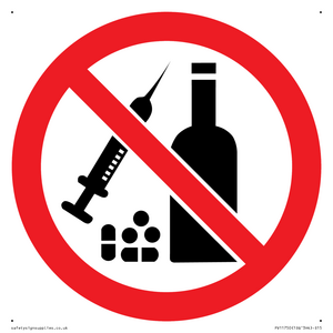 P908 Prohibition: No alcohol or drugs